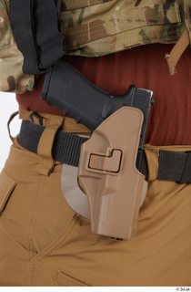 Luis Donovan Contractor A pose belt details of uniform lower…